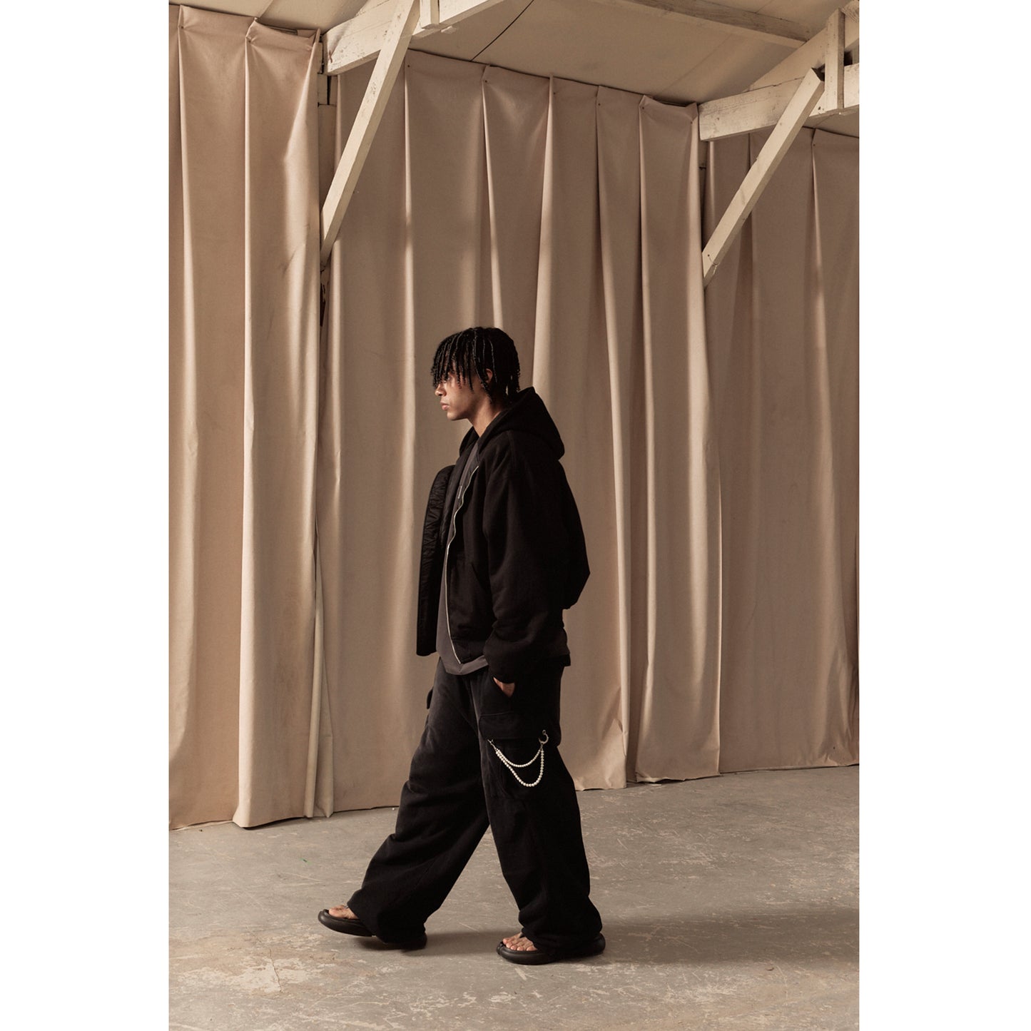 REVERSIBLE HOODY MA-1 / BLACK
