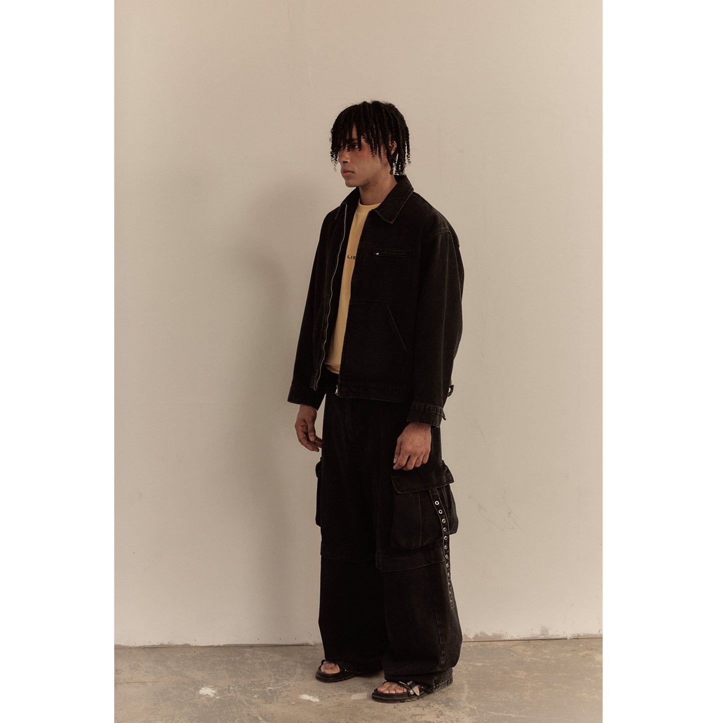 UTILITY CARGO PANTS / BLACK