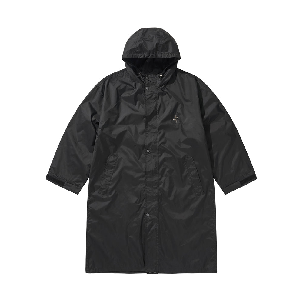 OVERSIZED RAIN COAT / BLACK