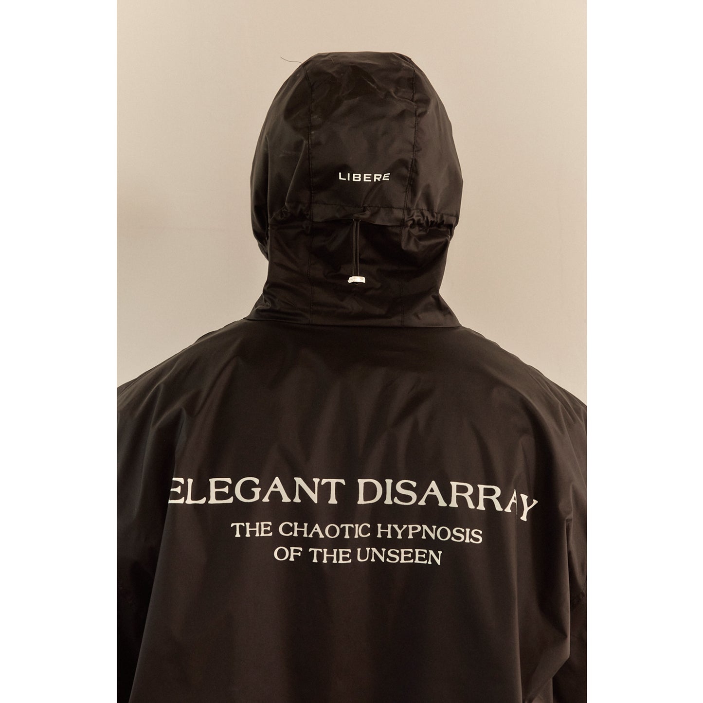 OVERSIZED RAIN COAT / BLACK