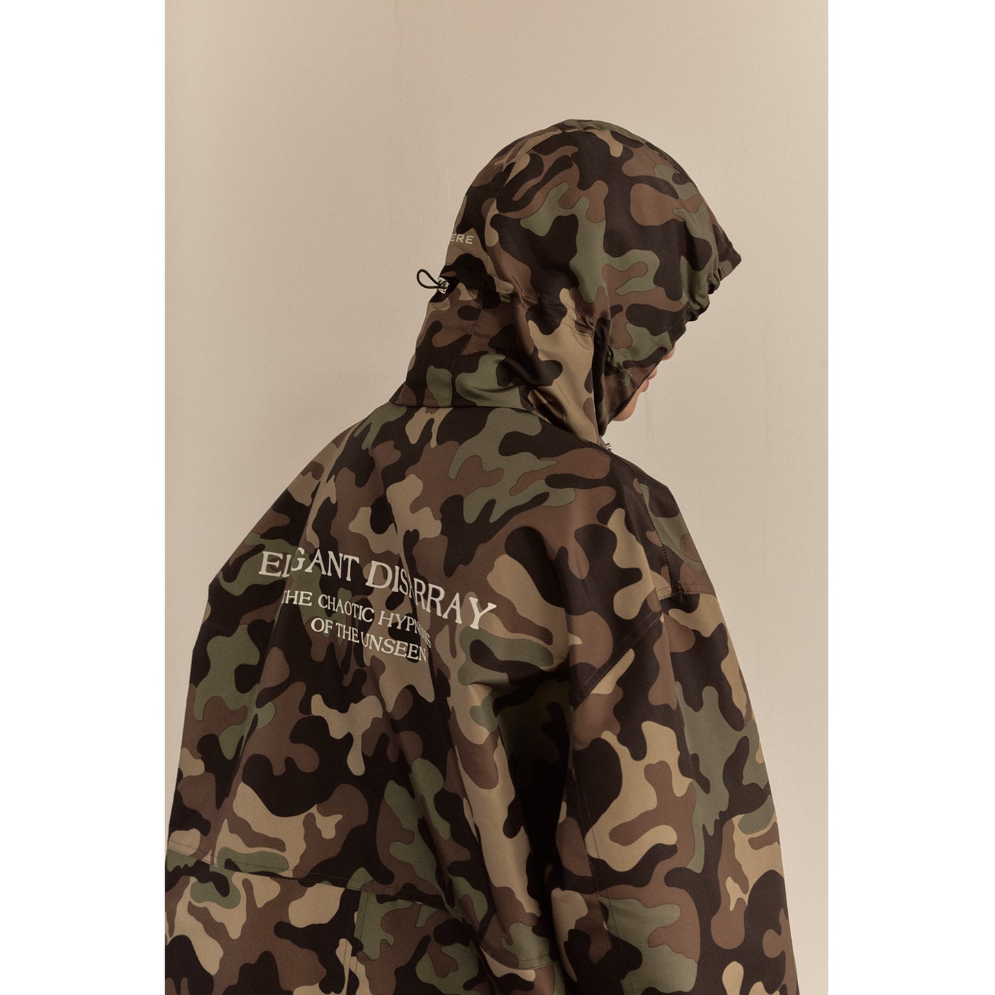 OVERSIZED RAIN COAT / CAMO