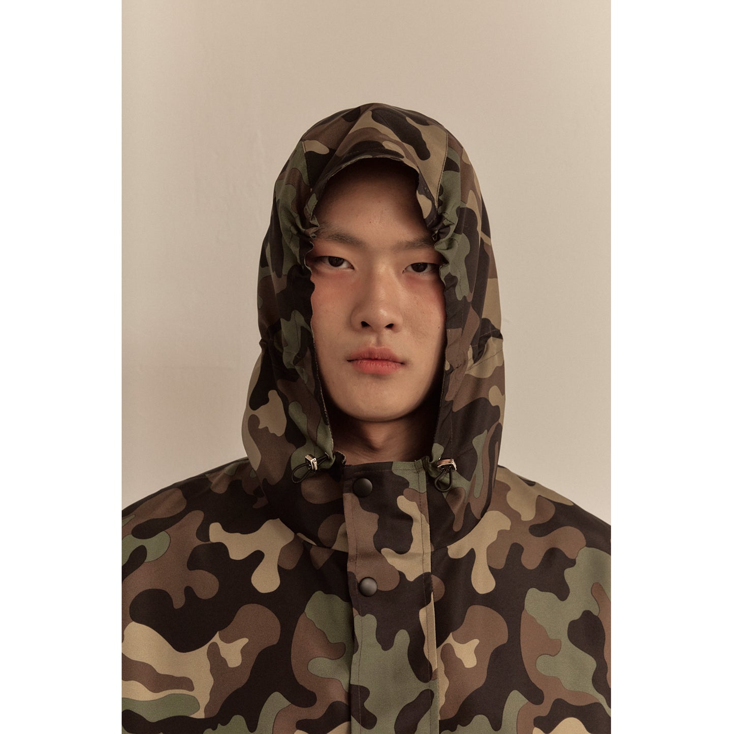 OVERSIZED RAIN COAT / CAMO