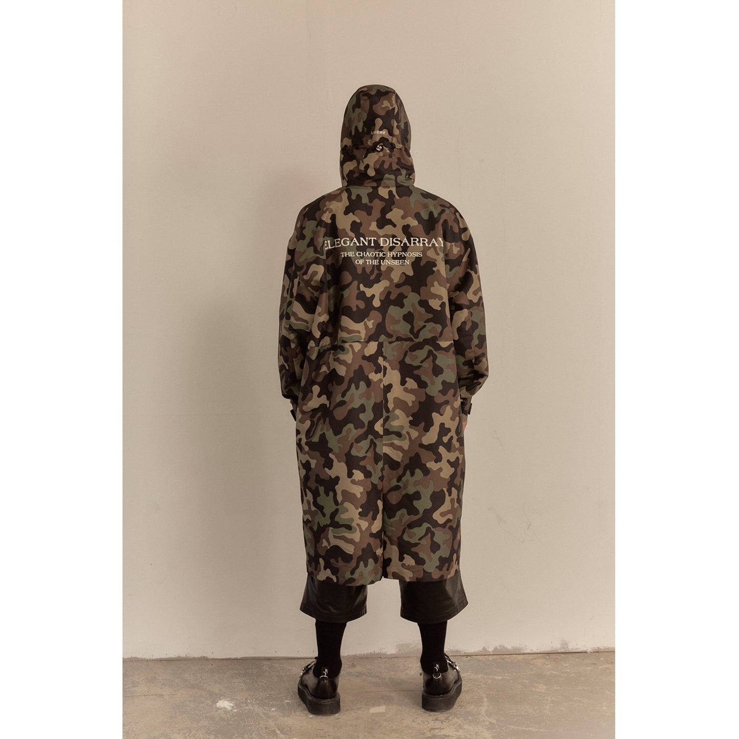 OVERSIZED RAIN COAT / CAMO