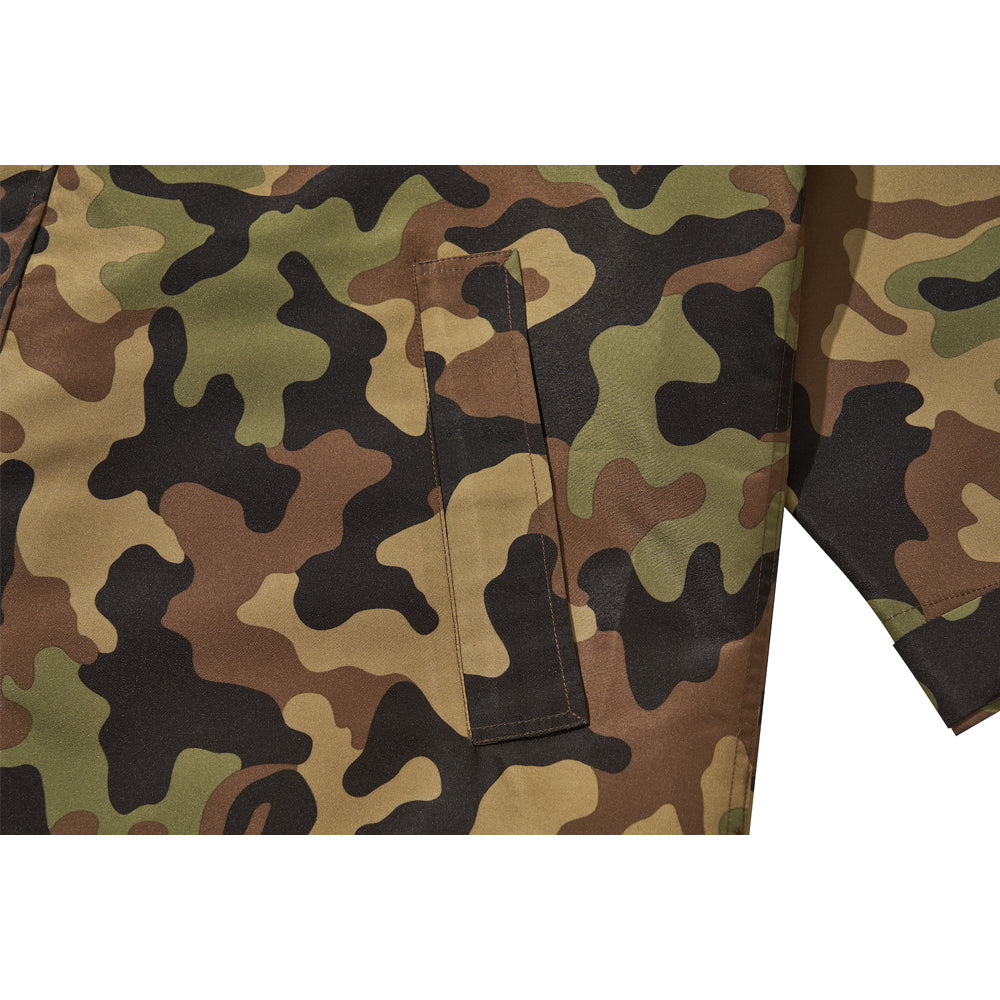 OVERSIZED RAIN COAT / CAMO