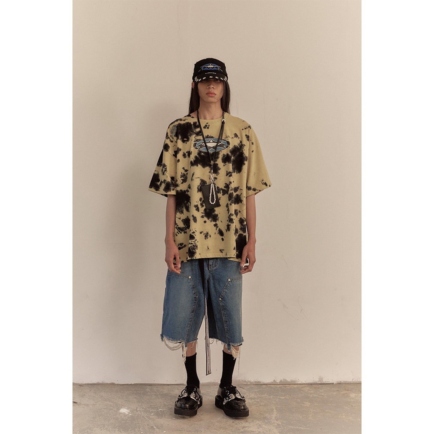 WORK HALF PANTS / BLUE