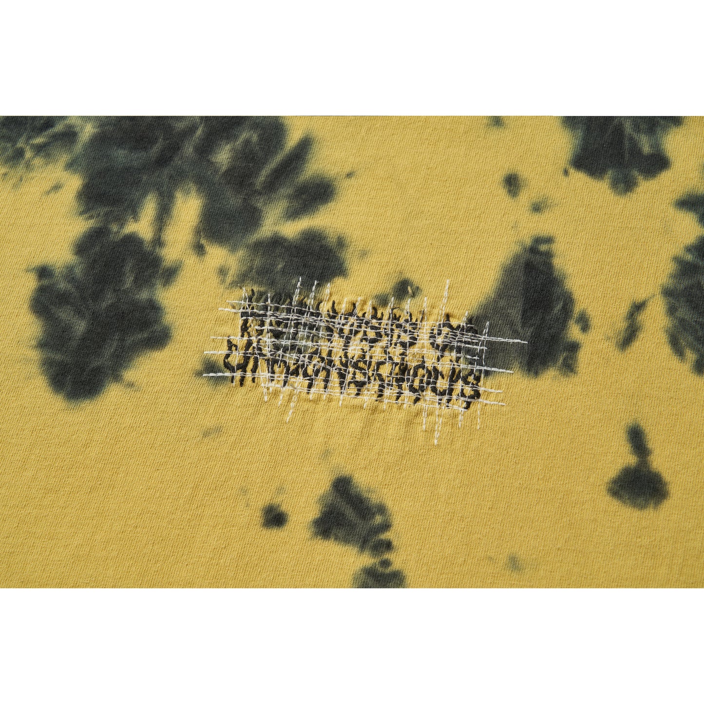 LOGO TYE-DYE T-SHIRT / YELLOW