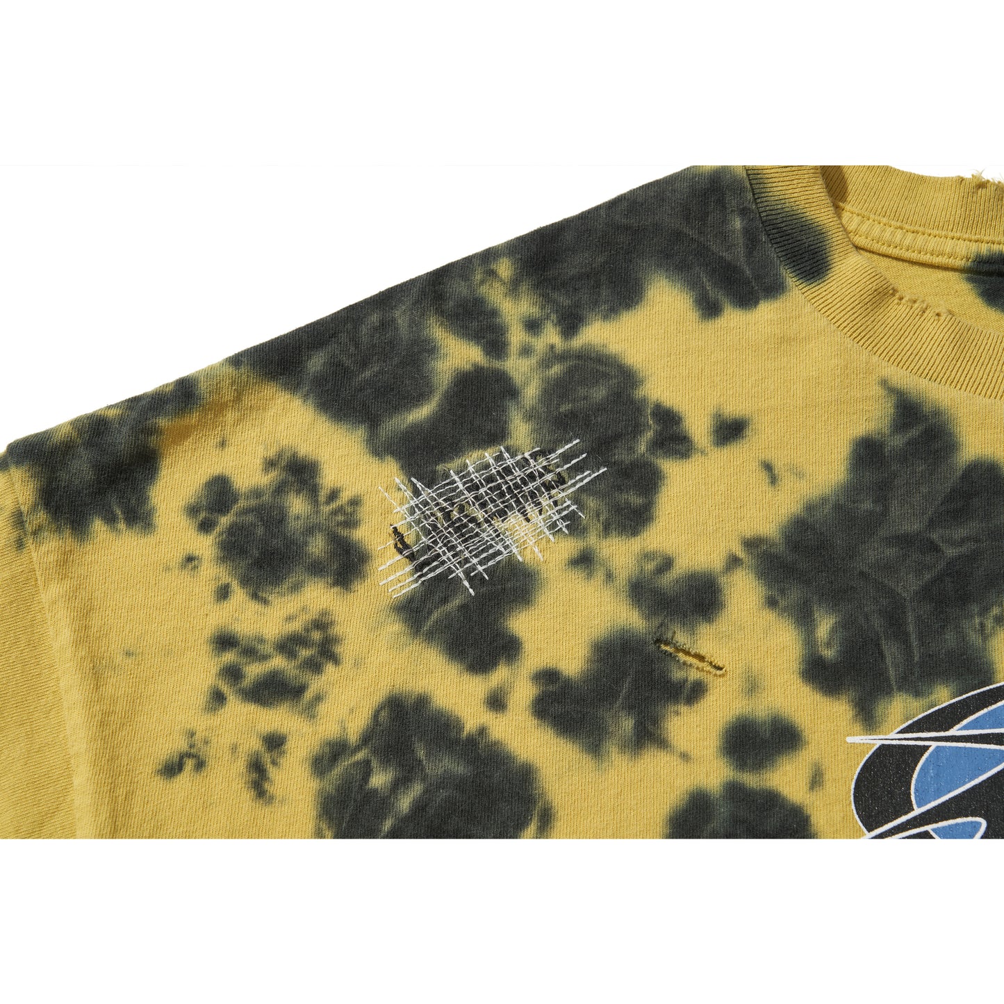 LOGO TYE-DYE T-SHIRT / YELLOW