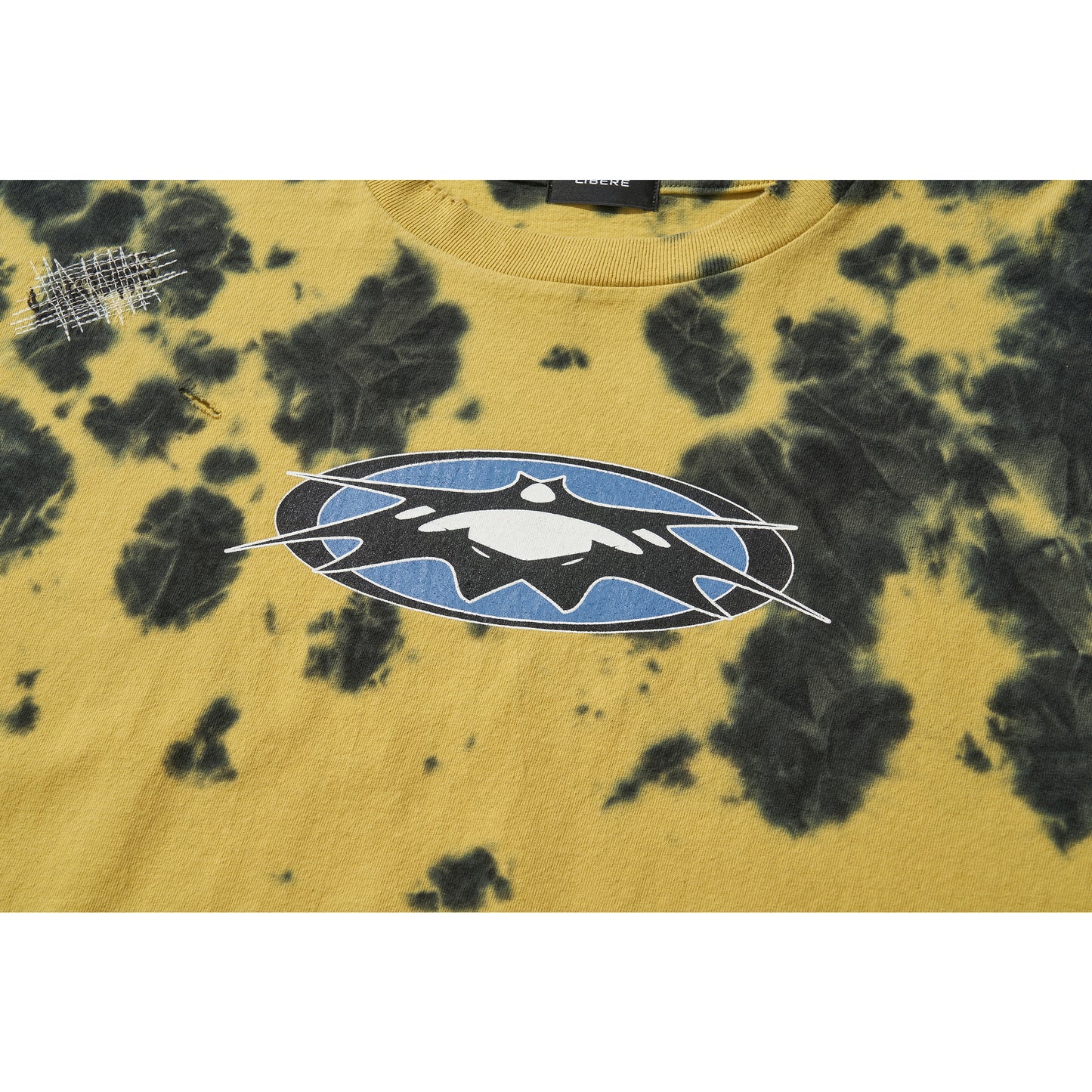 LOGO TYE-DYE T-SHIRT / YELLOW