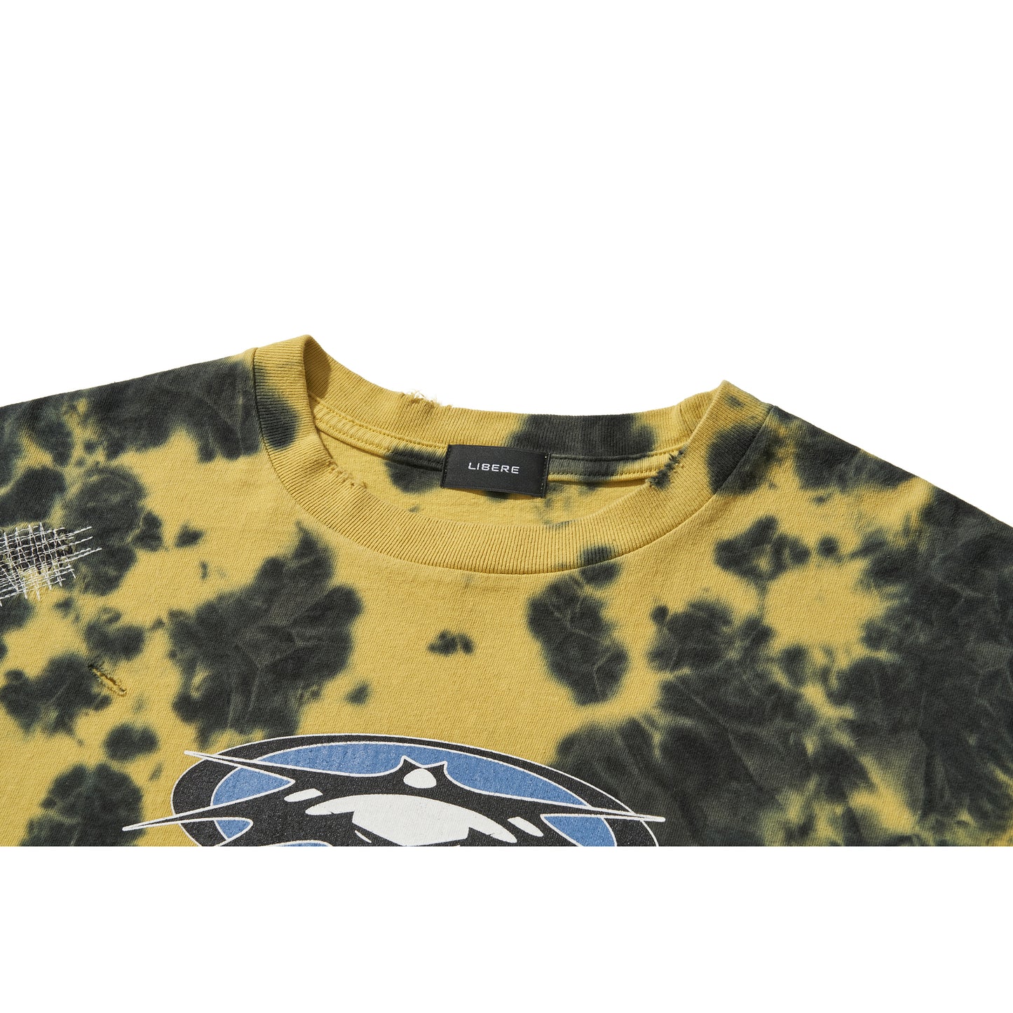 LOGO TYE-DYE T-SHIRT / YELLOW