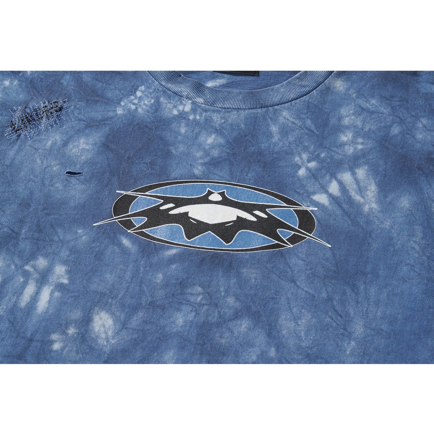 LOGO TYE-DYE T-SHIRT / BLUE