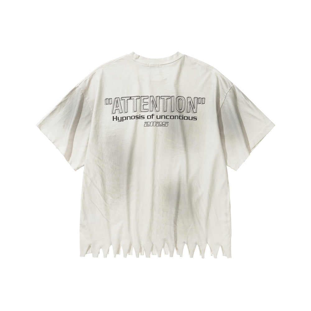 ATTENTION T-SHIRT / WHITE