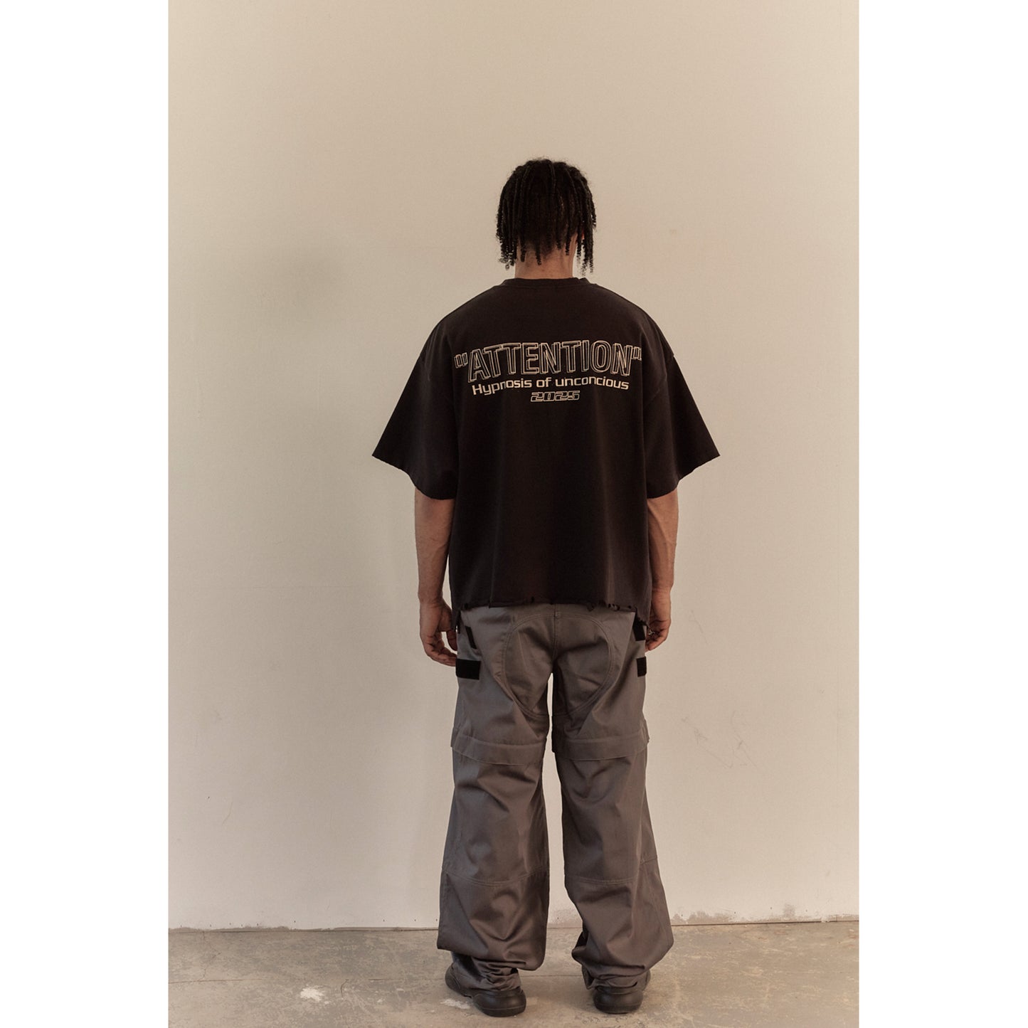 ATTENTION T-SHIRT / BLACK