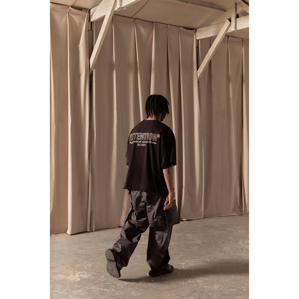 ATTENTION T-SHIRT / BLACK