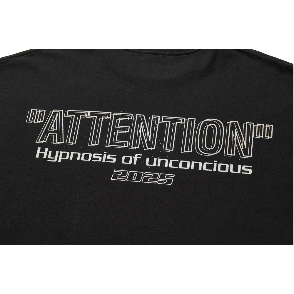 ATTENTION T-SHIRT / BLACK