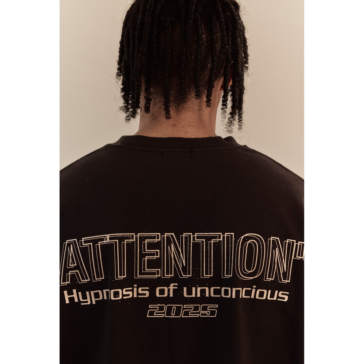 ATTENTION T-SHIRT / BLACK