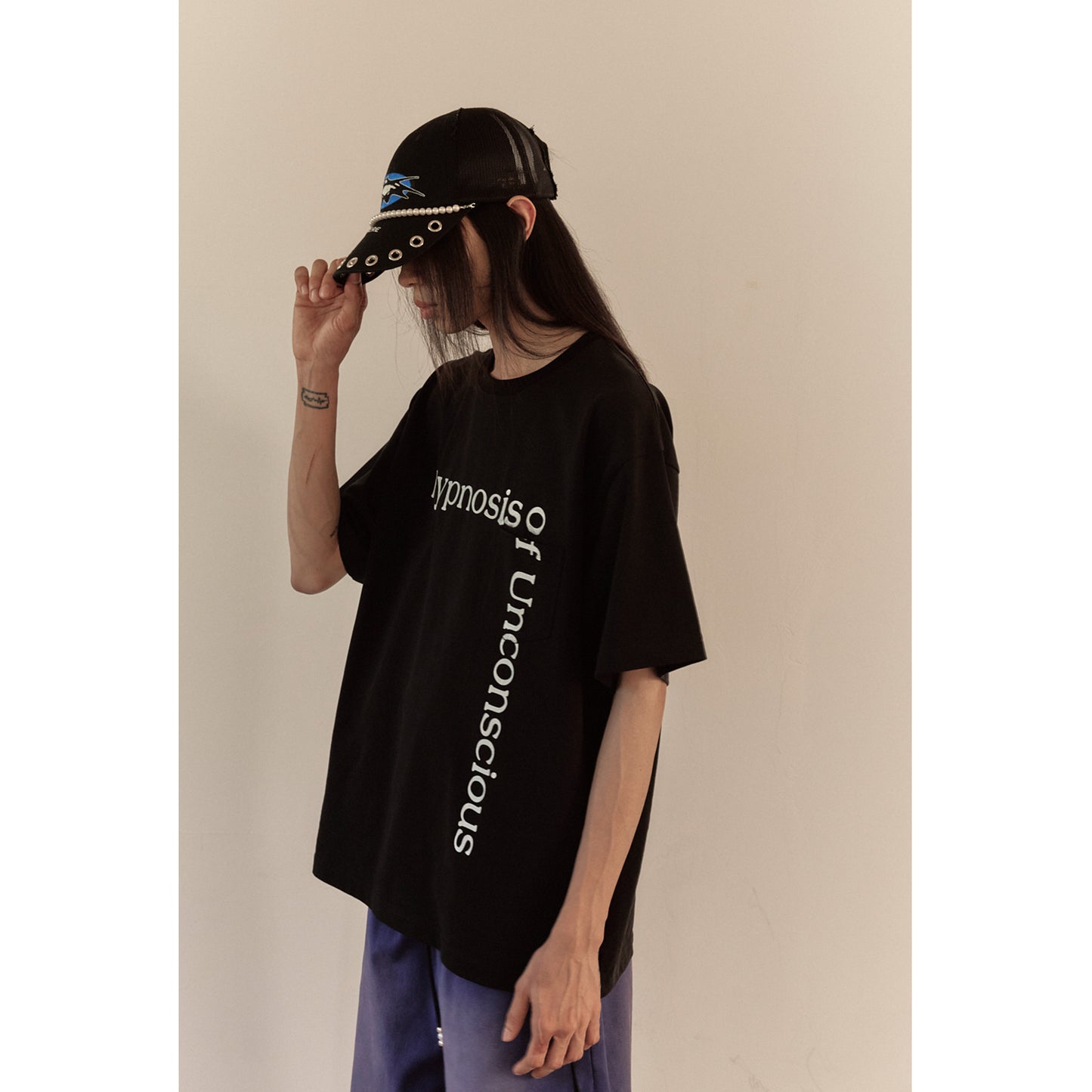 MESSAGE T-SHIRT / BLACK