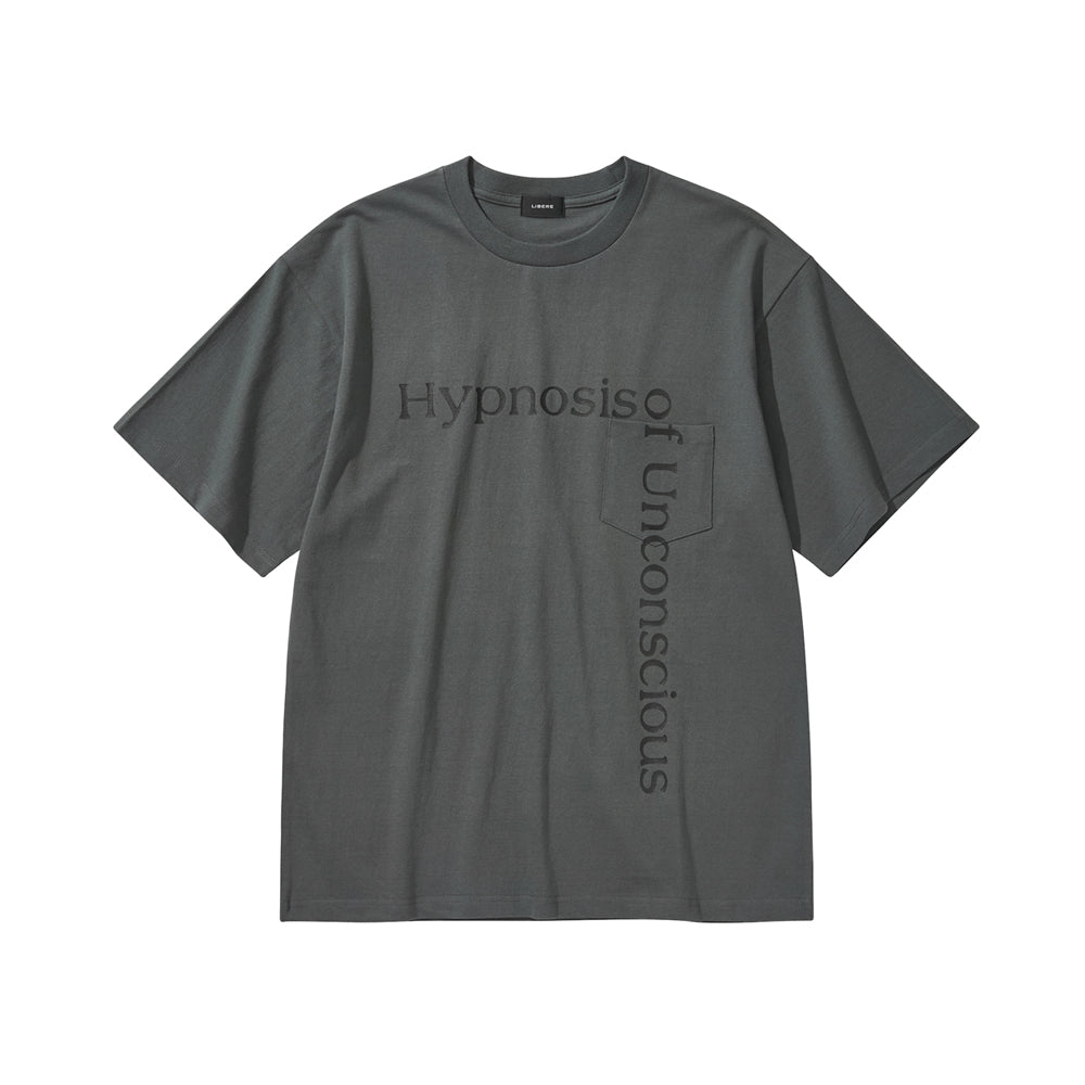 MESSAGE T-SHIRT / CHARCOAL