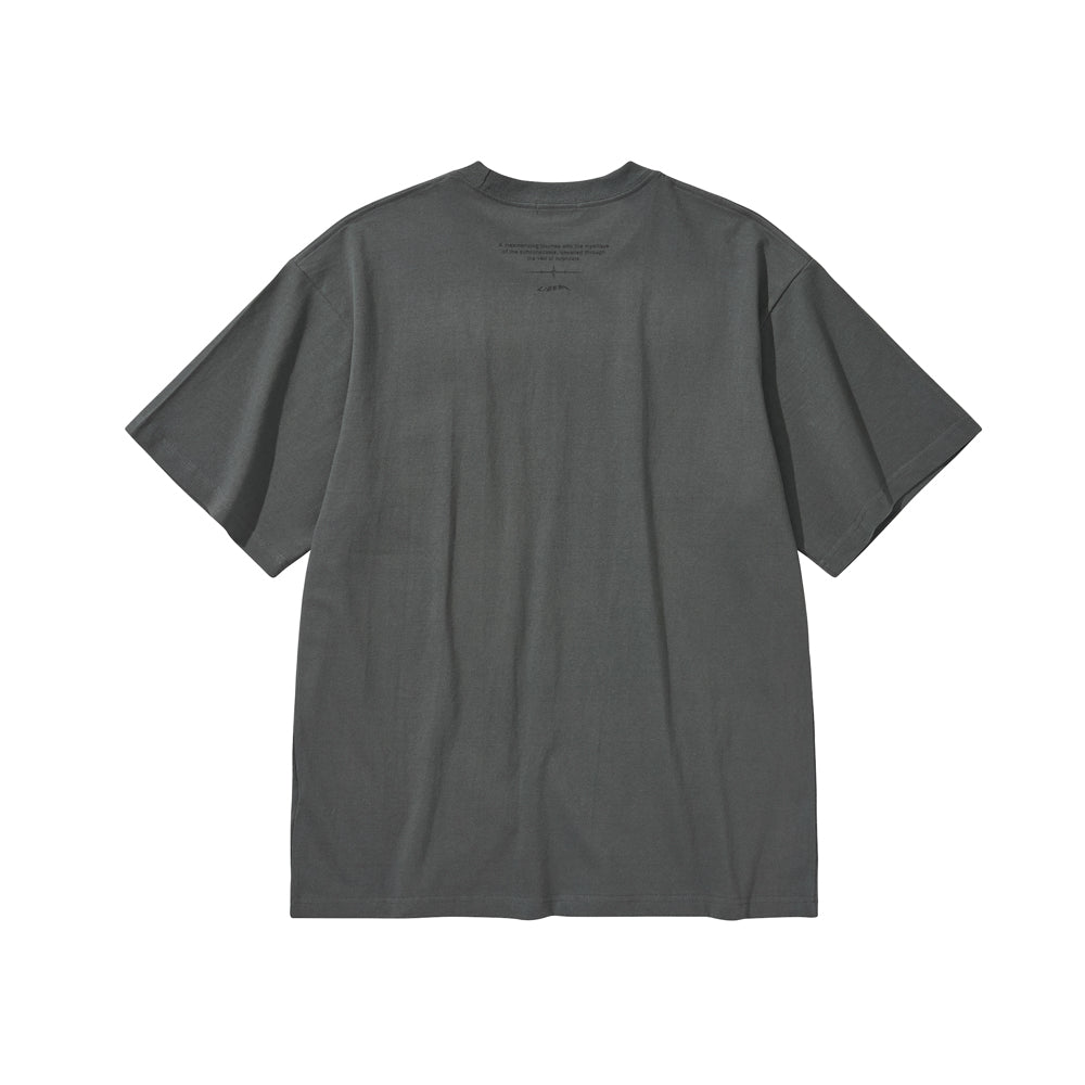 MESSAGE T-SHIRT / CHARCOAL