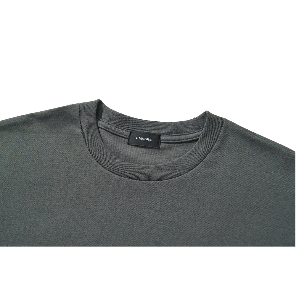 MESSAGE T-SHIRT / CHARCOAL