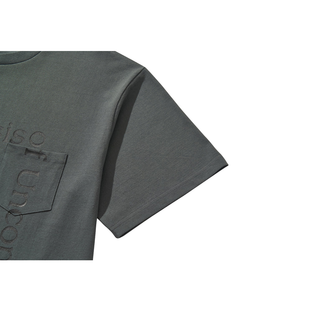 MESSAGE T-SHIRT / CHARCOAL
