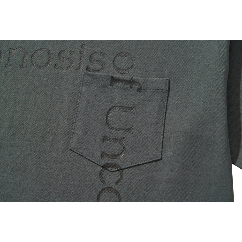 MESSAGE T-SHIRT / CHARCOAL