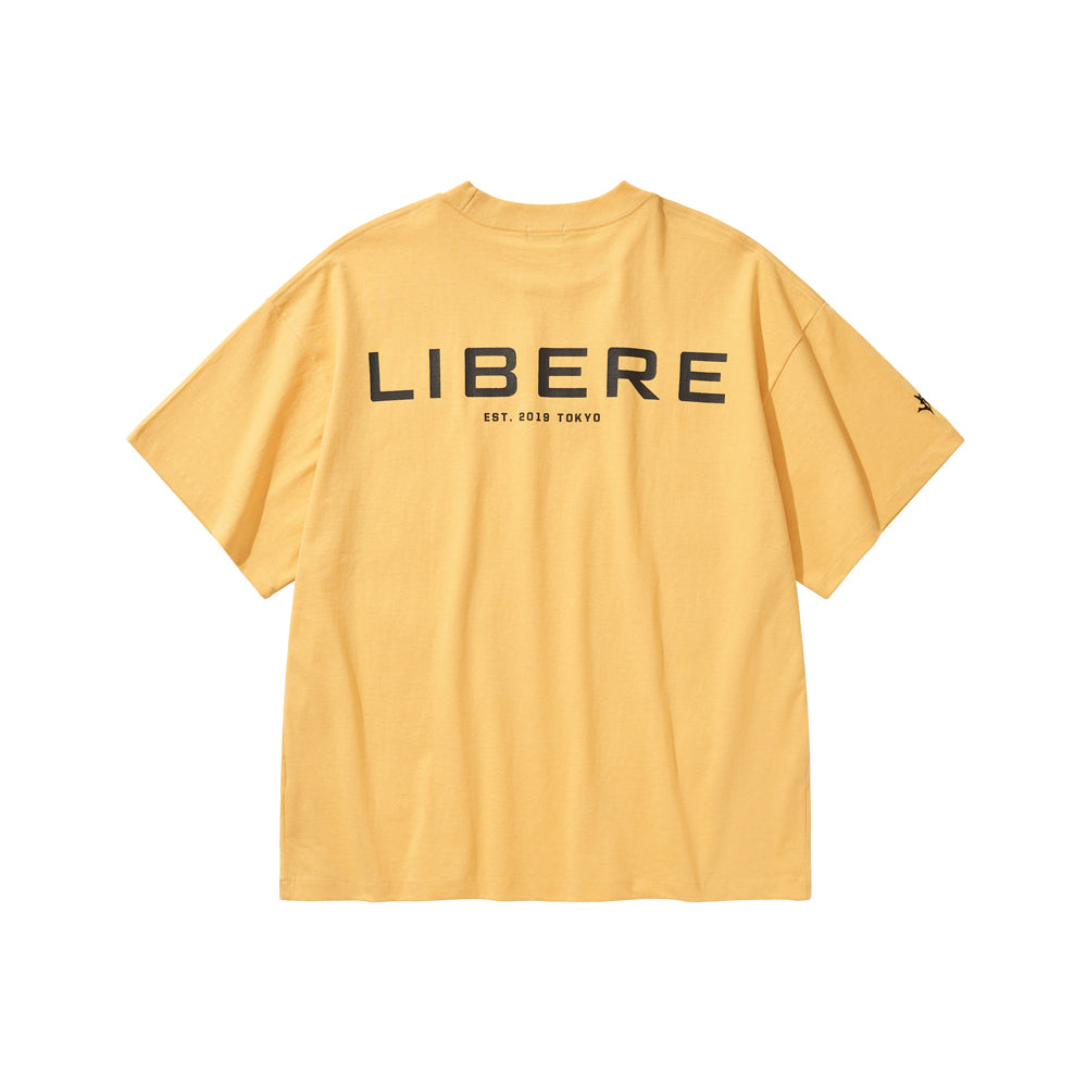 LIBERE LOGO T-SHIRT / PALE GOLD