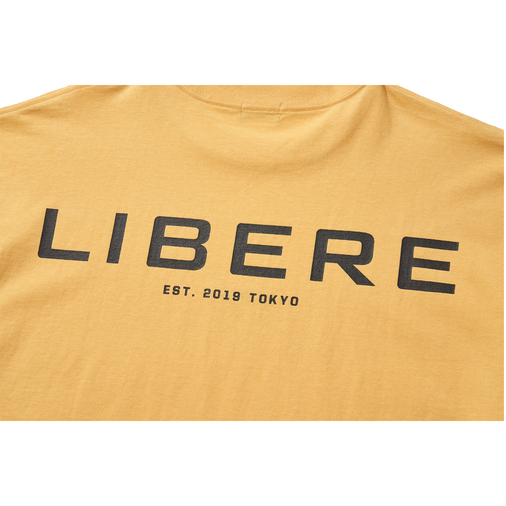 LIBERE LOGO T-SHIRT / PALE GOLD