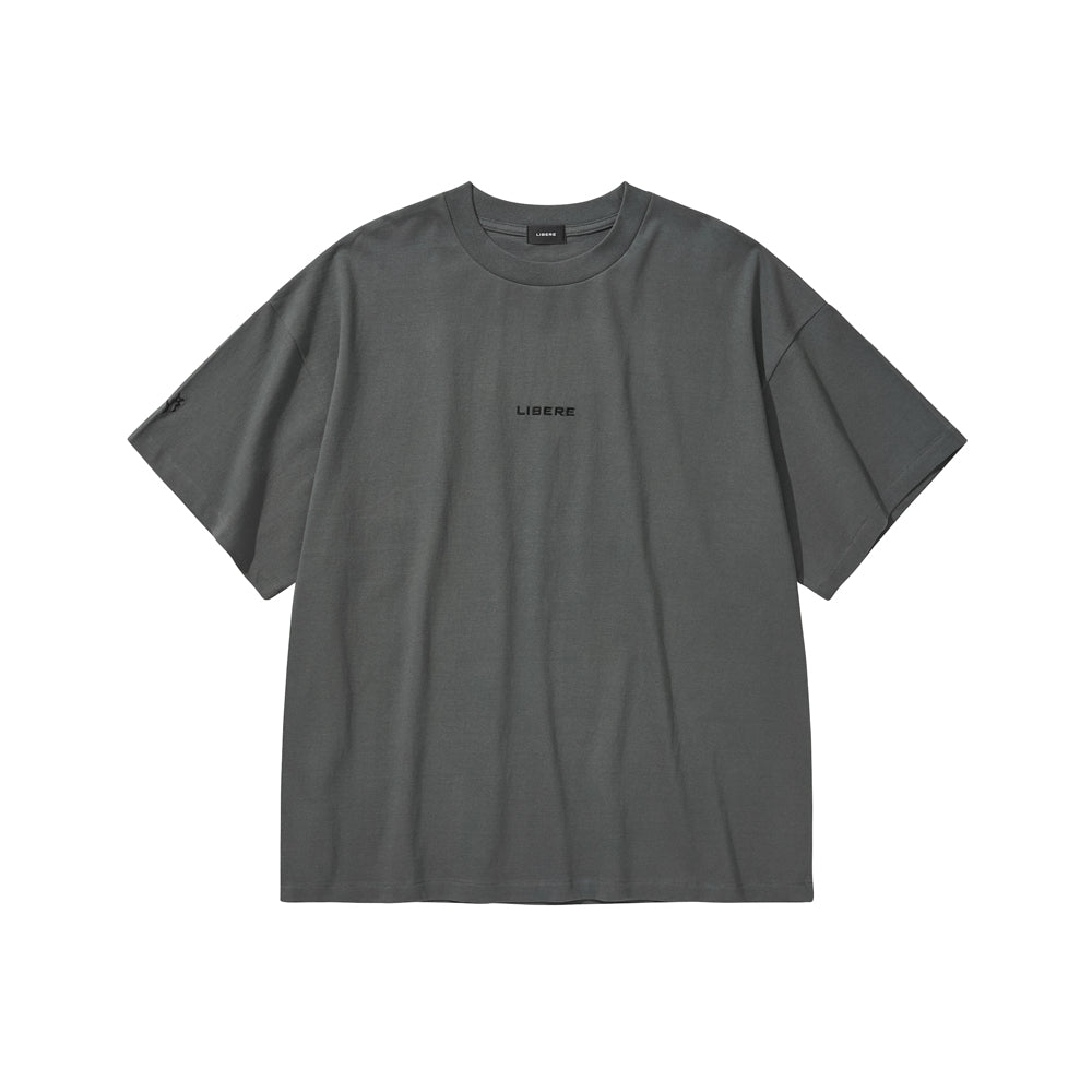 LIBERE LOGO T-SHIRT / CHARCOAL
