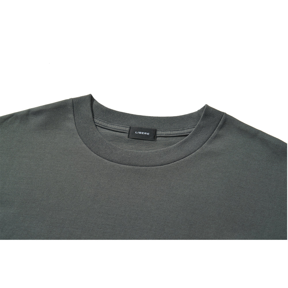 LIBERE LOGO T-SHIRT / CHARCOAL