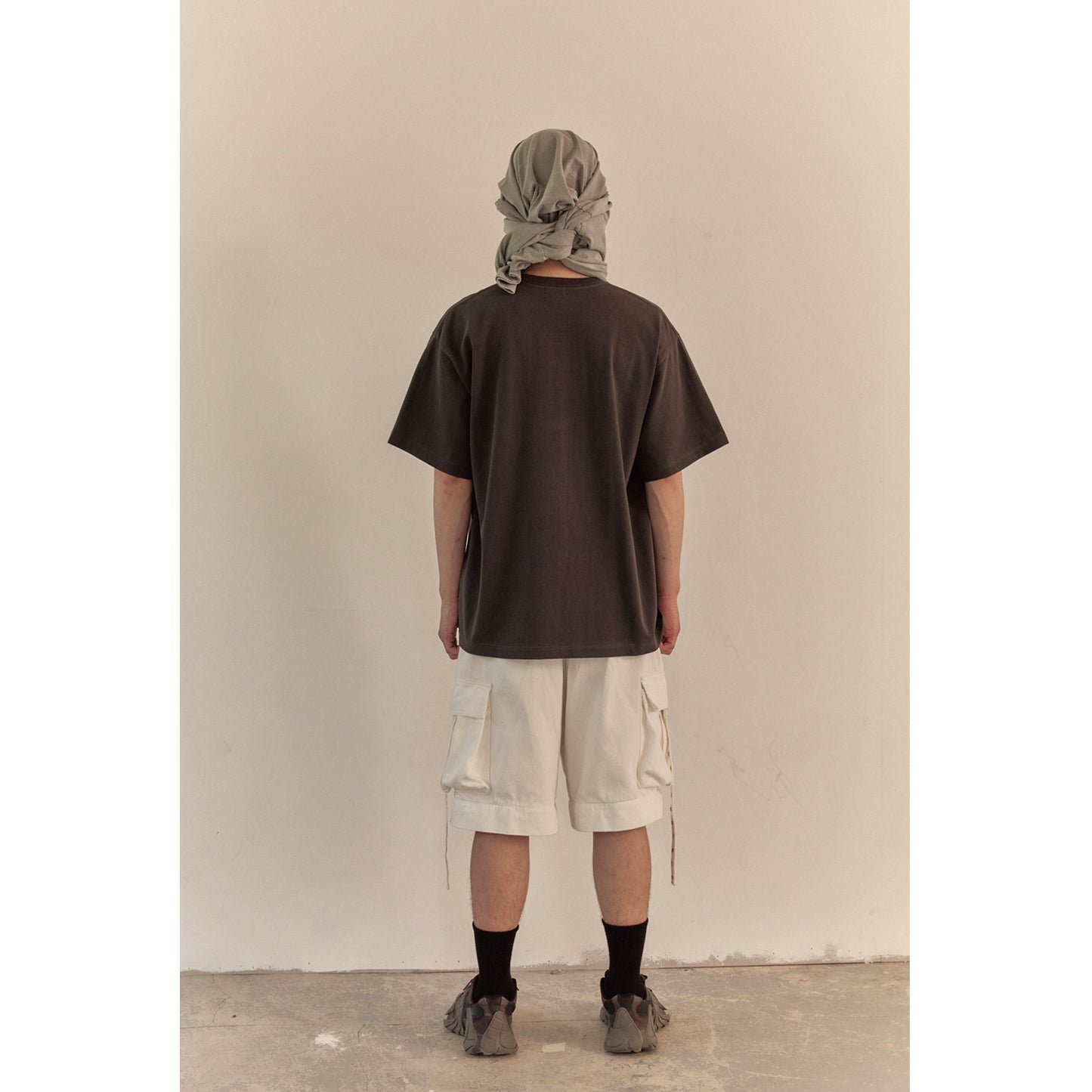 MESSAGE T-SHIRT / CHARCOAL