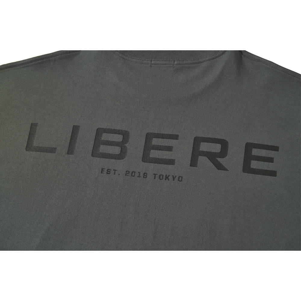 LIBERE LOGO T-SHIRT / CHARCOAL