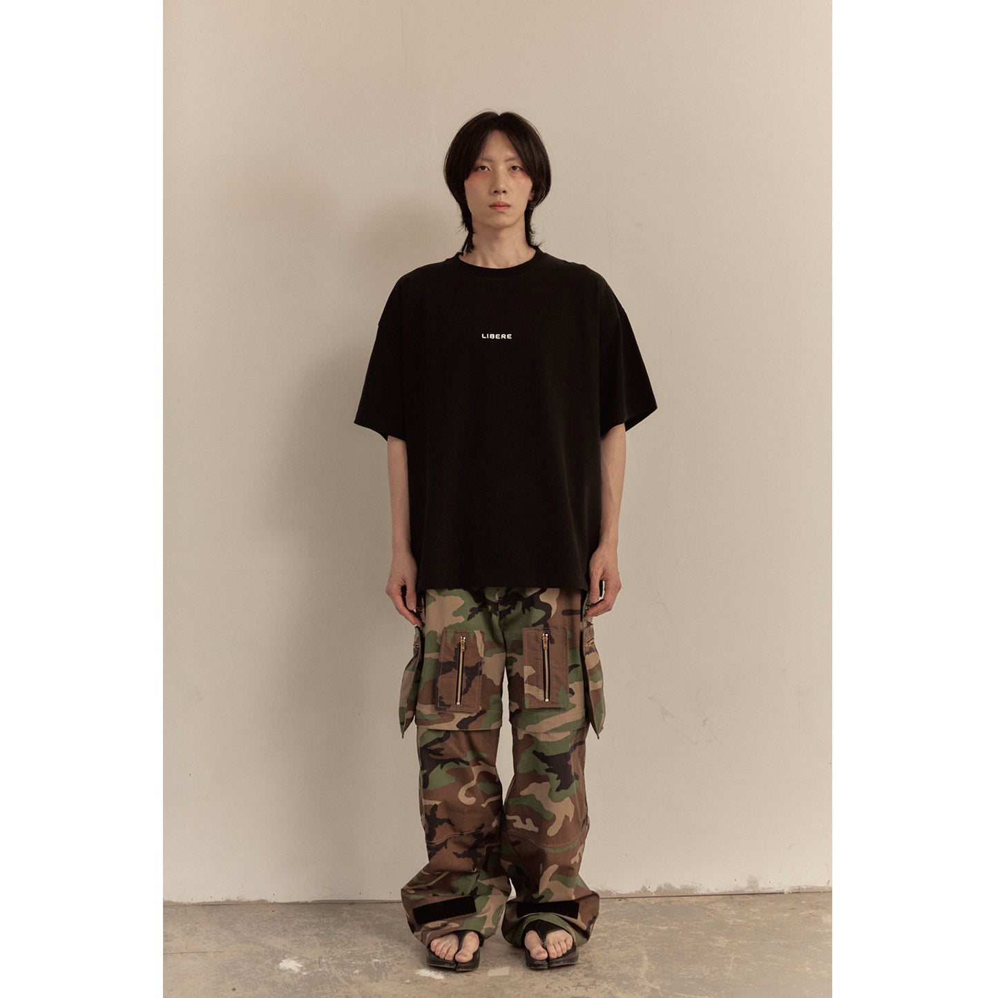 MULTI ZIP POCKET PANTS / CAMO