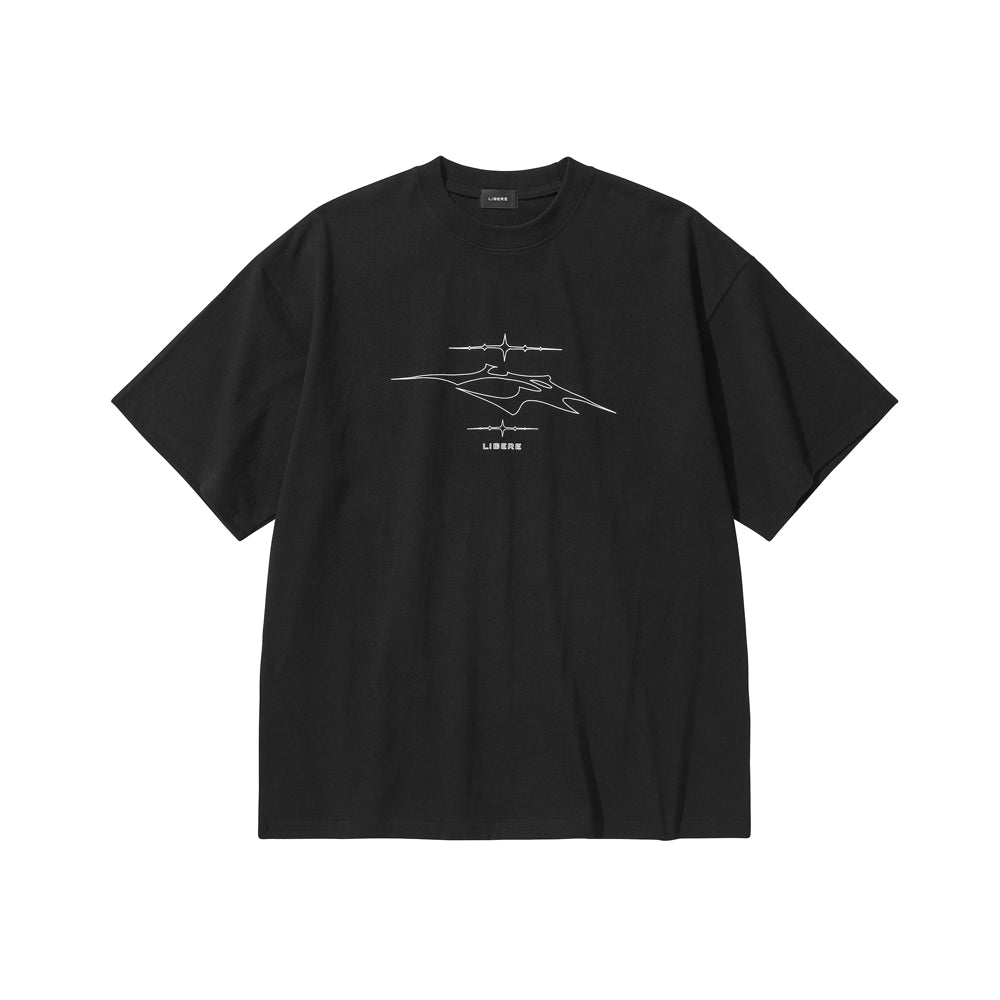 LR LOGO T-SHIRT / BLACK