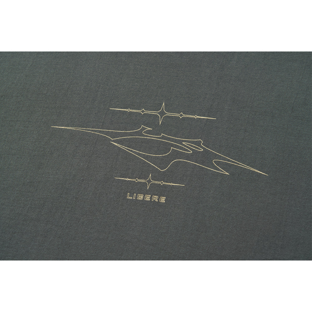 LR LOGO T-SHIRT / CHARCOAL