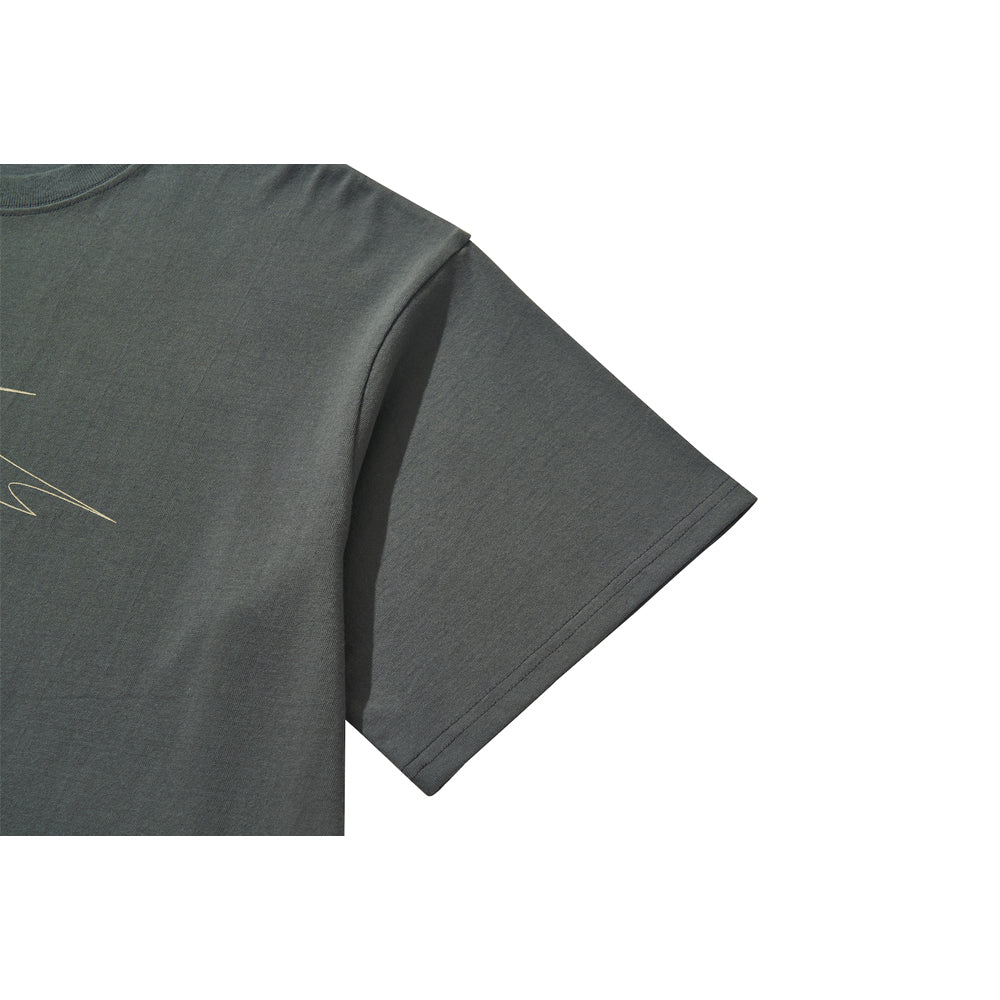 LR LOGO T-SHIRT / CHARCOAL