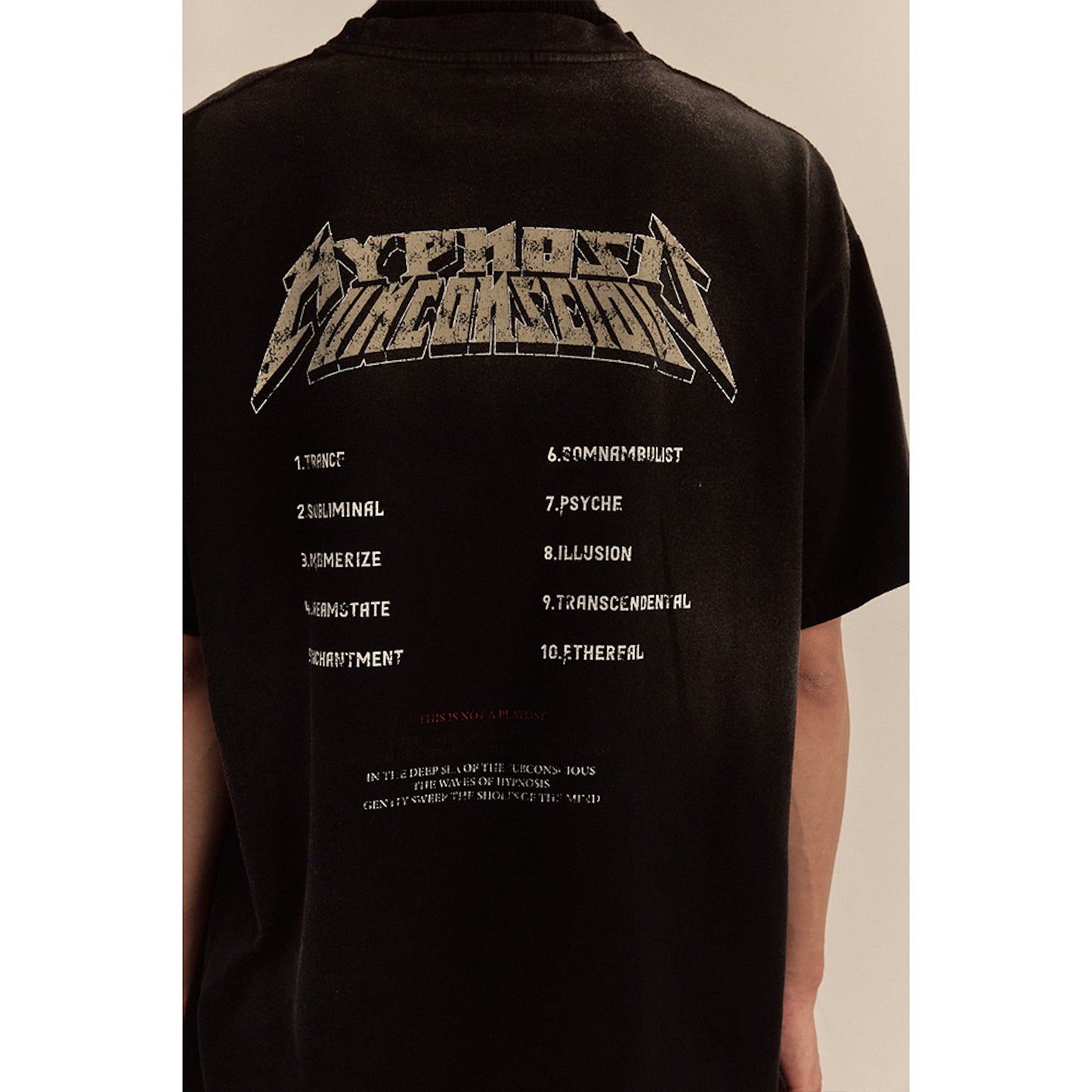 WASHED T-SHIRT / BLACK