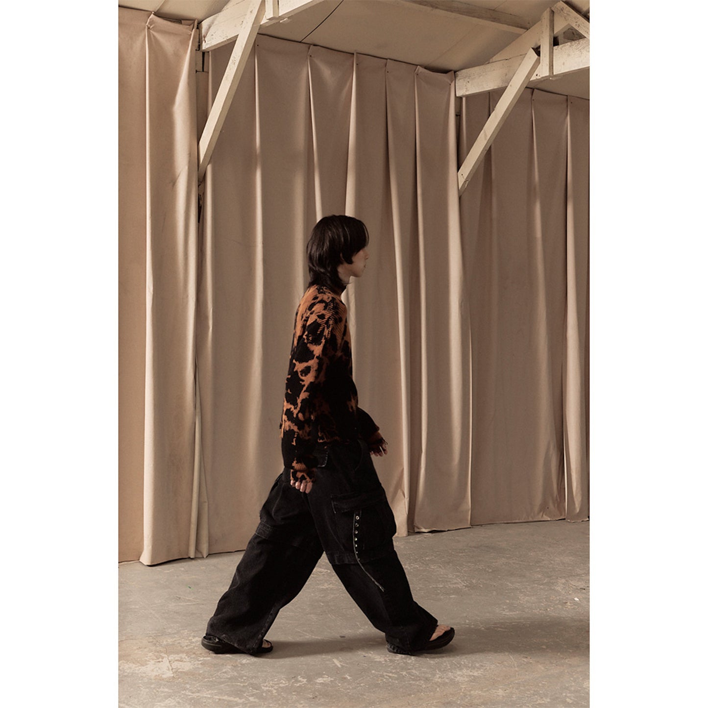 UTILITY CARGO PANTS / BLACK