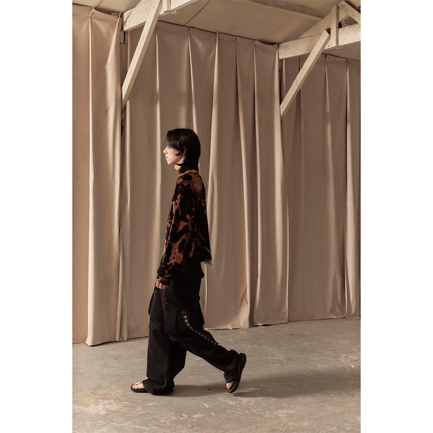 UTILITY CARGO PANTS / BLACK