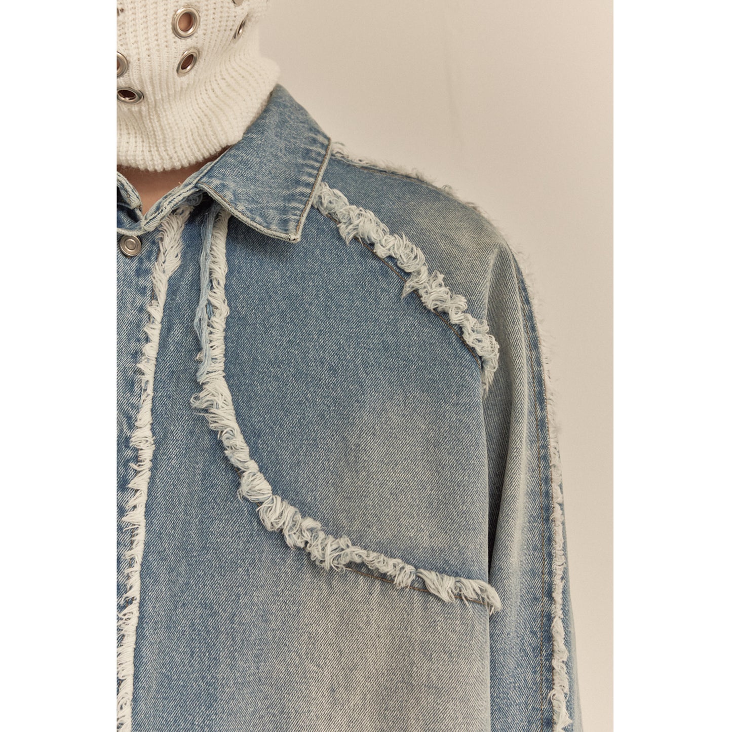 MODIFIED CROSS OVERSIZED SHIRTS VER-2 / BLUE