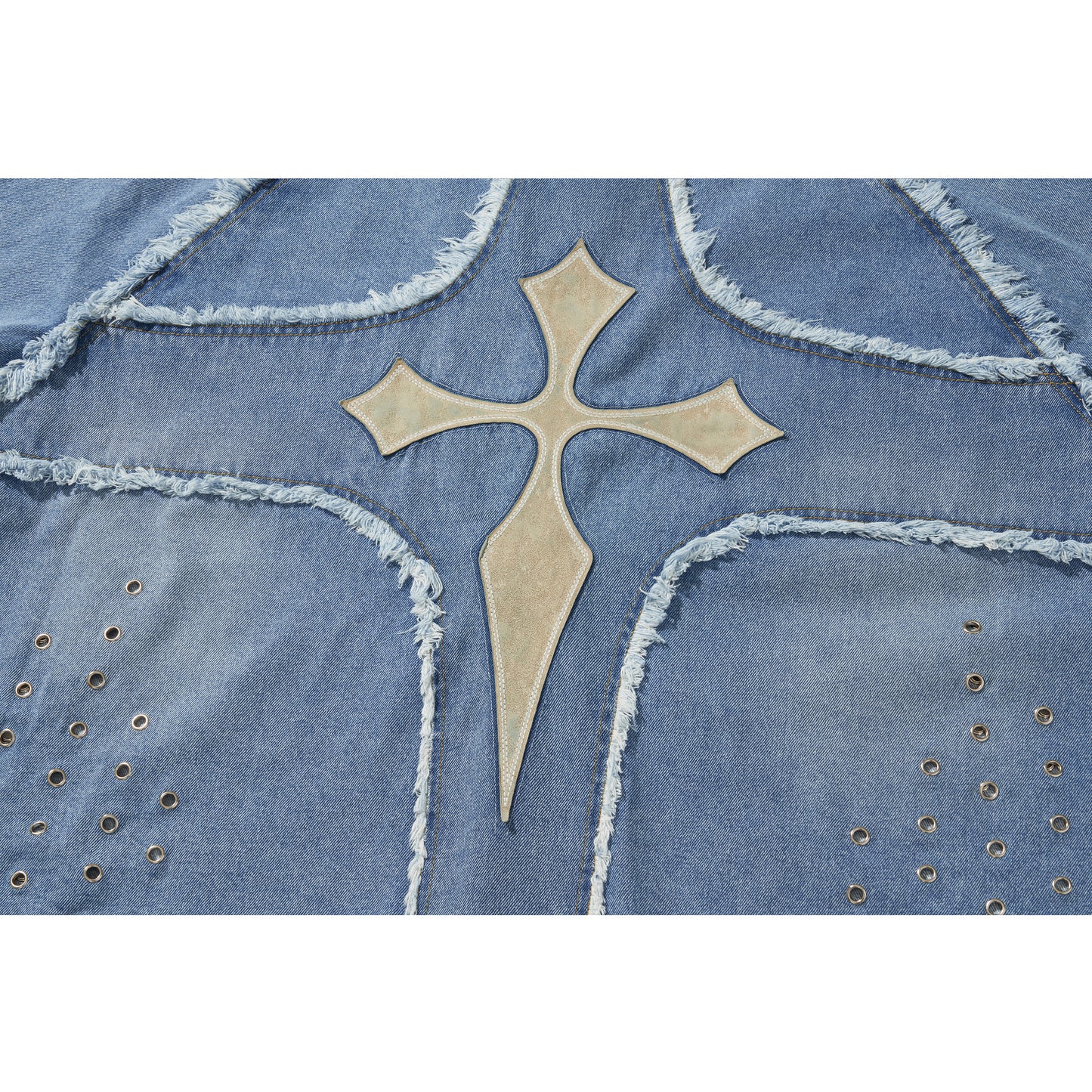 MODIFIED CROSS OVERSIZED SHIRTS VER-2 / BLUE