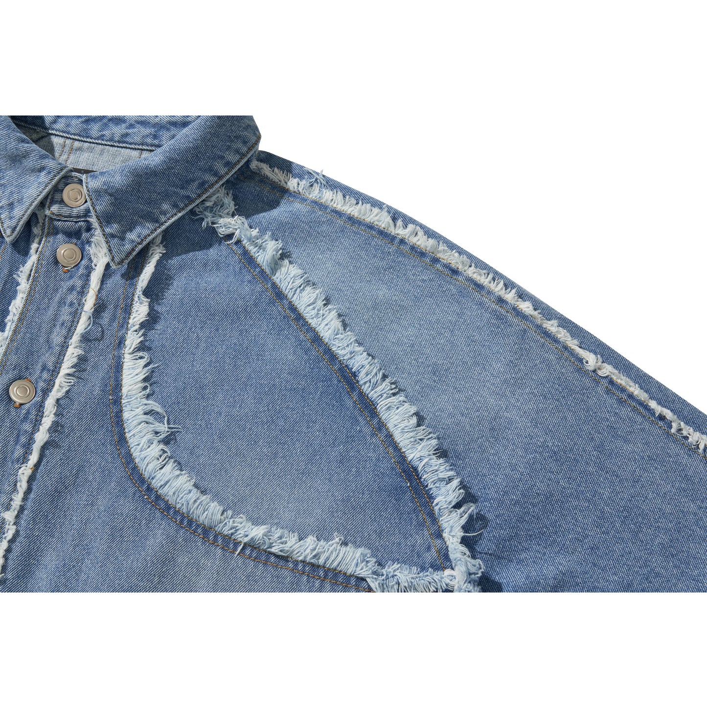 MODIFIED CROSS OVERSIZED SHIRTS VER-2 / BLUE