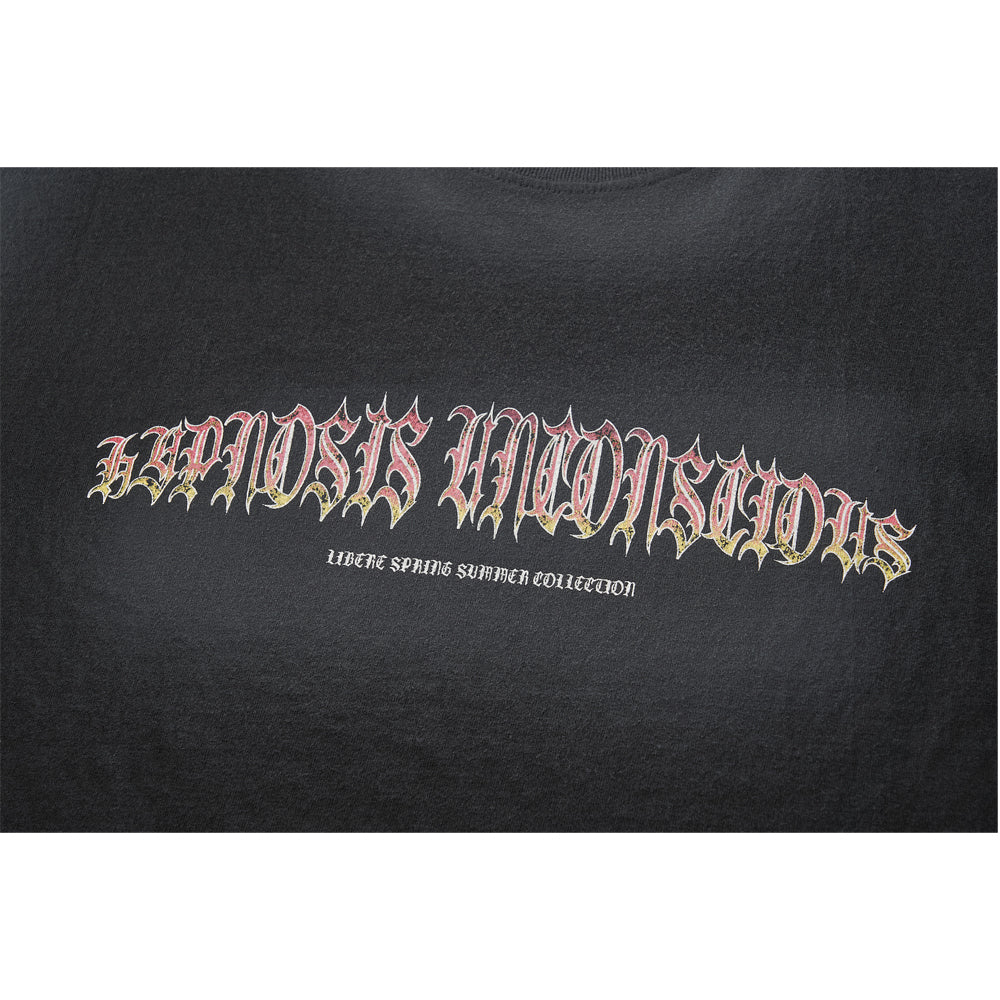 FLAME LONG SLEEVE TEE / BLACK