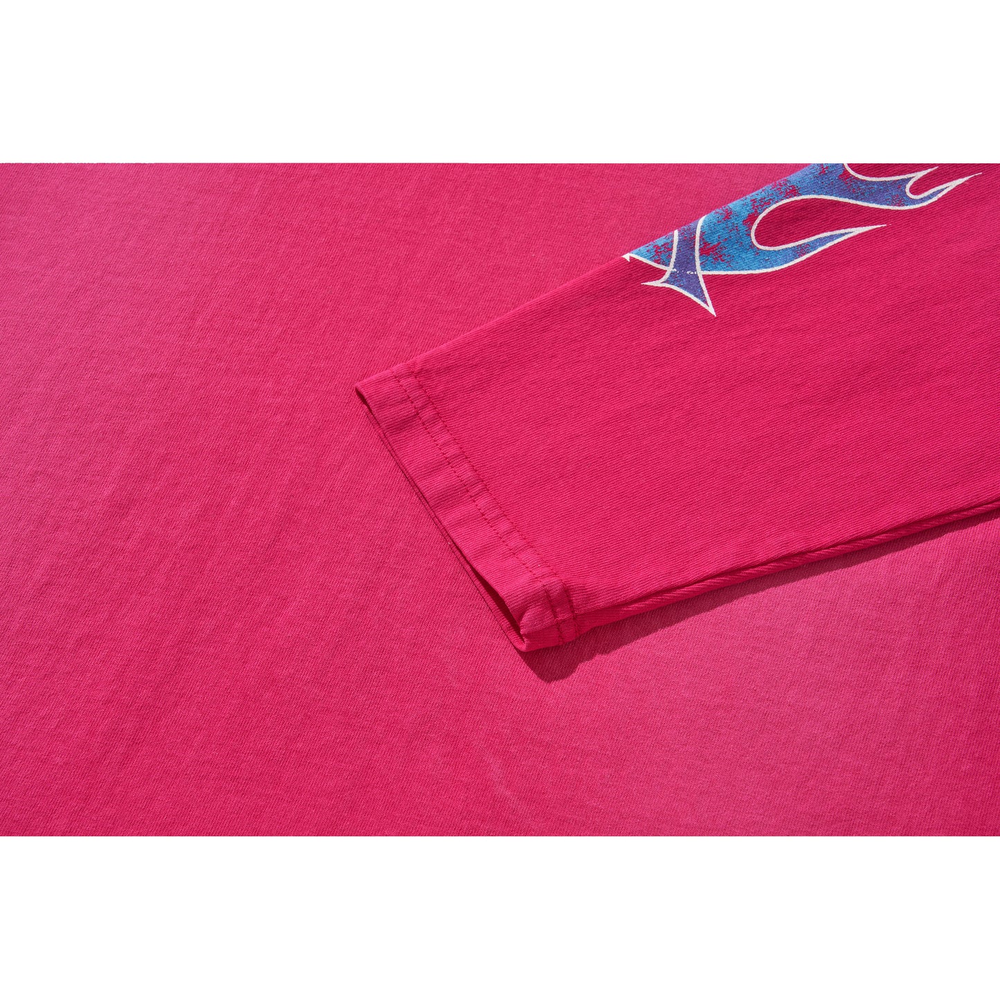 FLAME LONG SLEEVE TEE / PINK