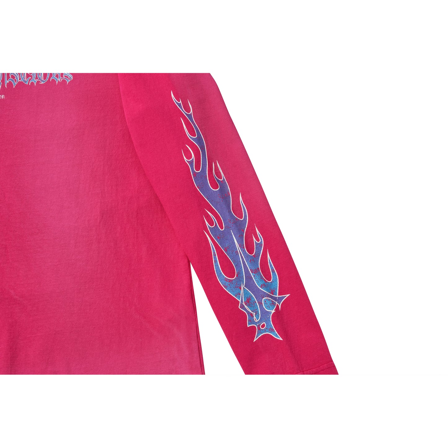 FLAME LONG SLEEVE TEE / PINK