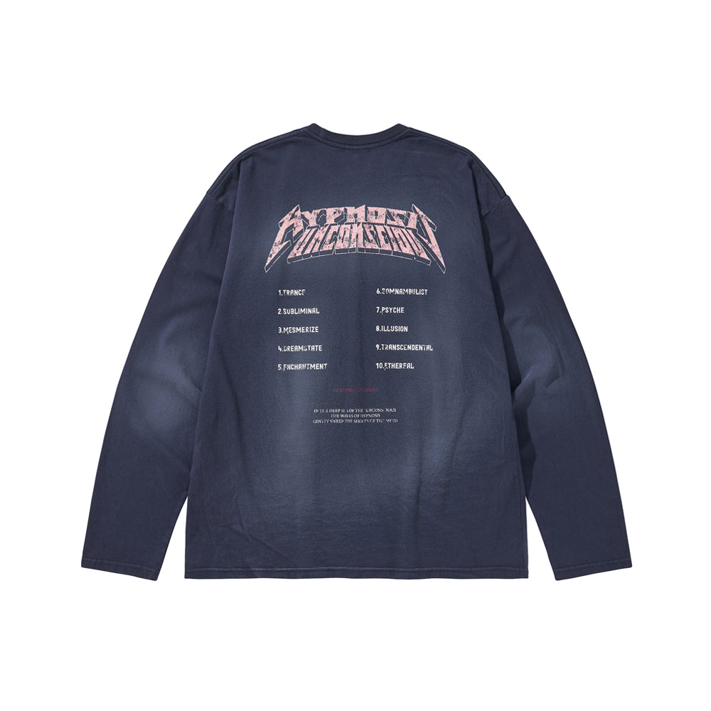 WASHED LONG SLEEVE TEE / FUTURE DUSK