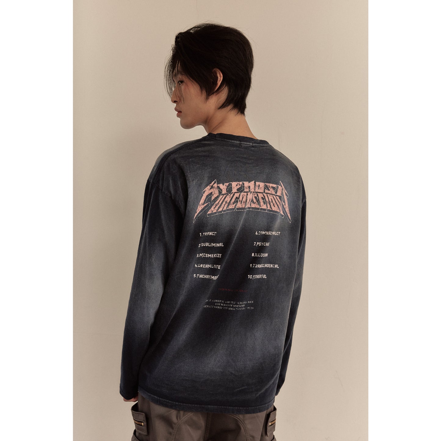 WASHED LONG SLEEVE TEE / FUTURE DUSK