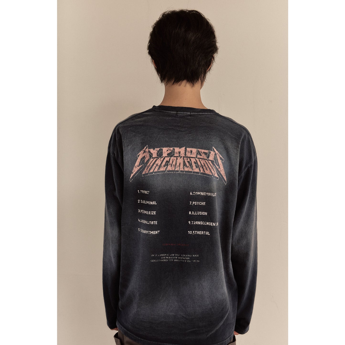 WASHED LONG SLEEVE TEE / FUTURE DUSK