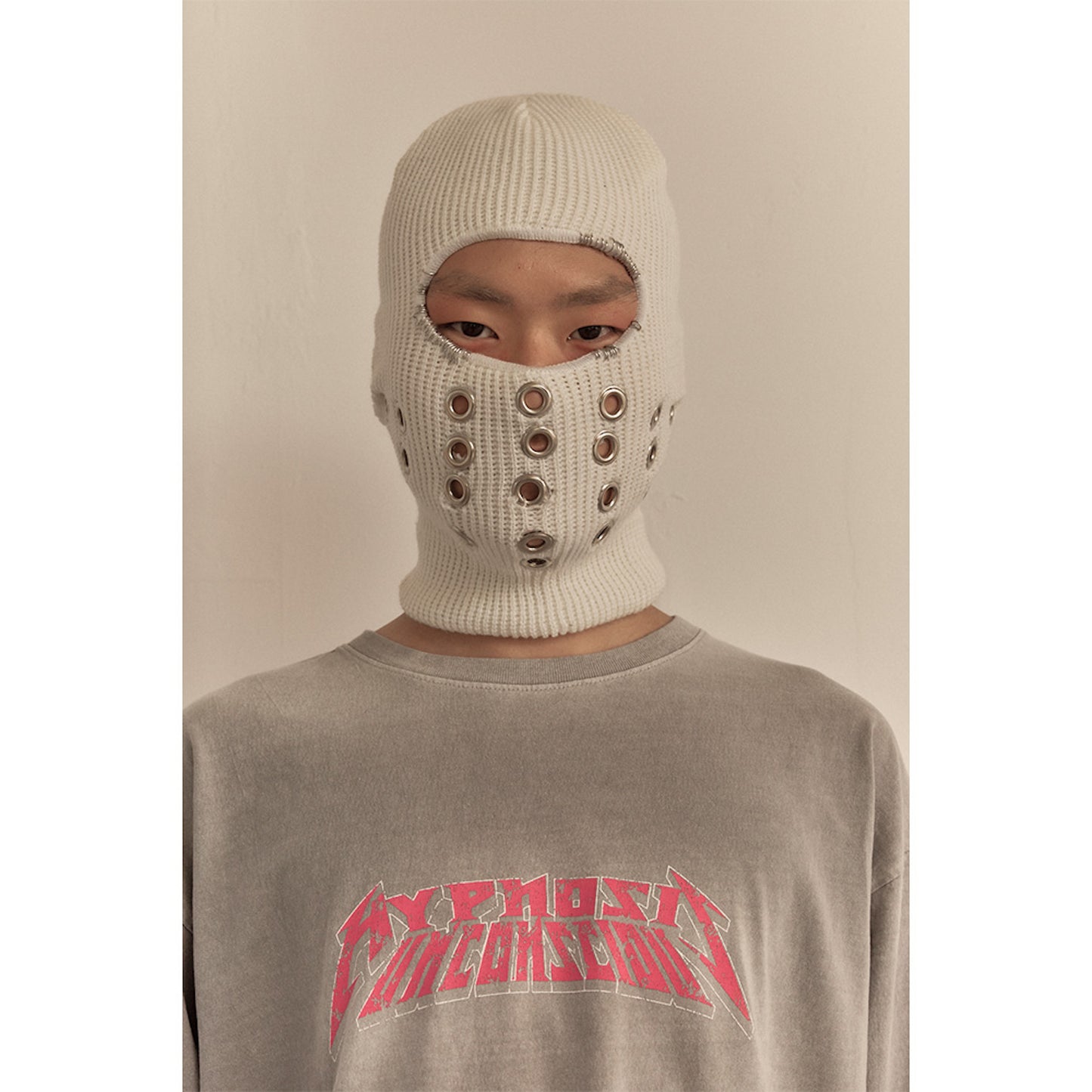 WASHED LONG SLEEVE TEE / GRAY
