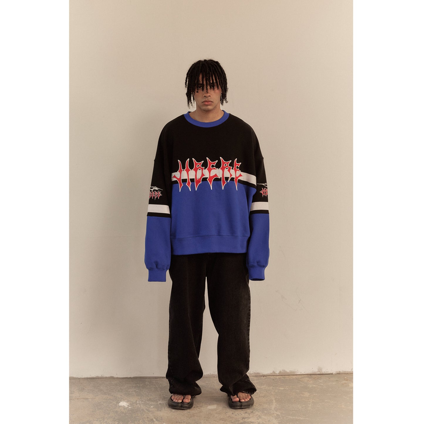 HOCKEY JERSEY SWEAT / BLUE