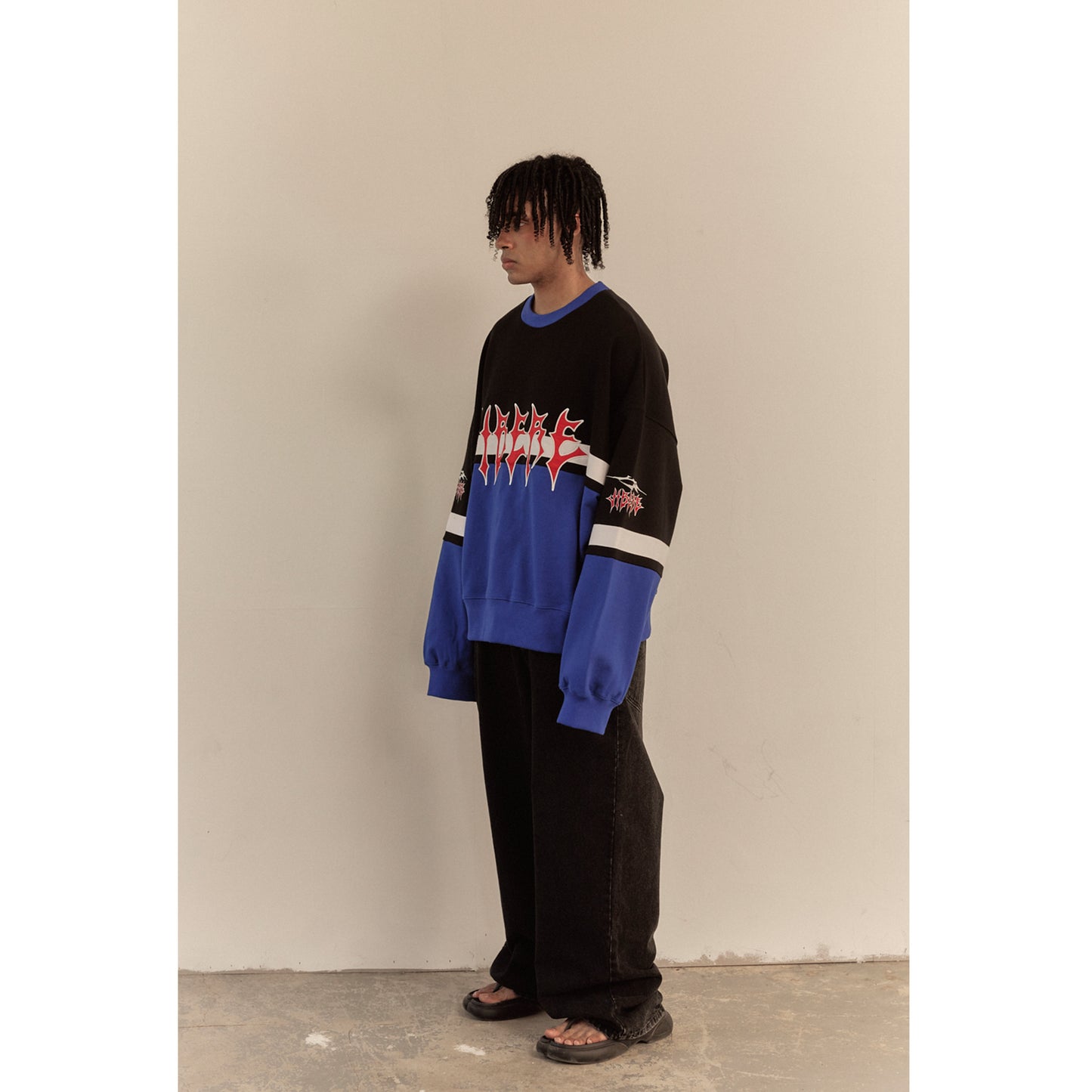HOCKEY JERSEY SWEAT / BLUE